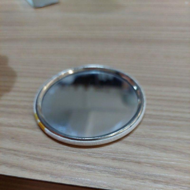 可愛腳腳紅色小圓鏡子外出補妝鏡隨身鏡-細節圖2