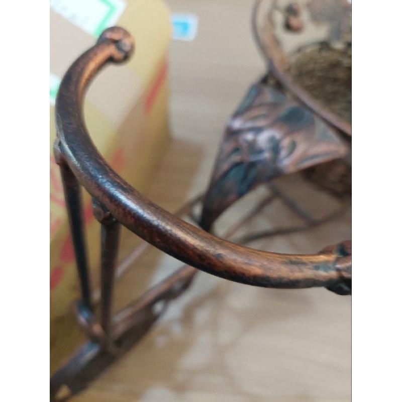 腳踏車花架 造型花架 三輪車花架 花盆架 居家裝飾腳踏車戶外花台盆栽架 腳踏車鐵藝花架藤籃置物架收納架-細節圖3