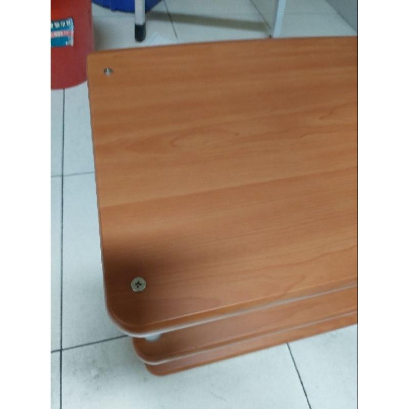 木紋置物架音響播放機分層架子三層收納架40×60×30cm-細節圖2