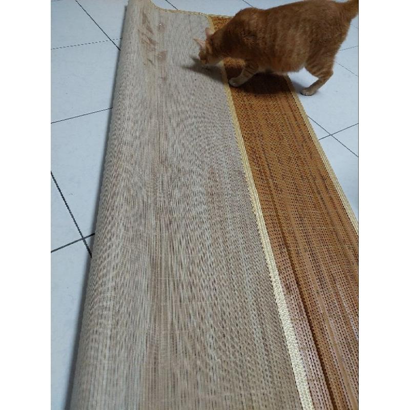 竹涼蓆竹蓆雙面草蓆單人床用台灣製-細節圖2