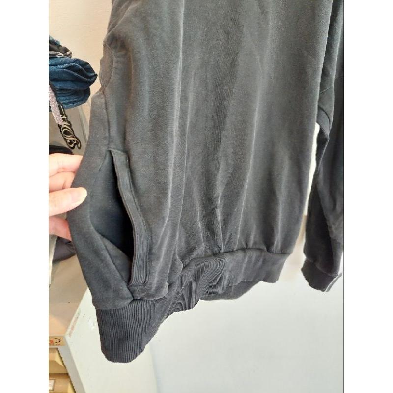 MP my protein 正品黑色連帽帽T有口袋長袖上衣健身服飾 機能 修身XXL-細節圖2