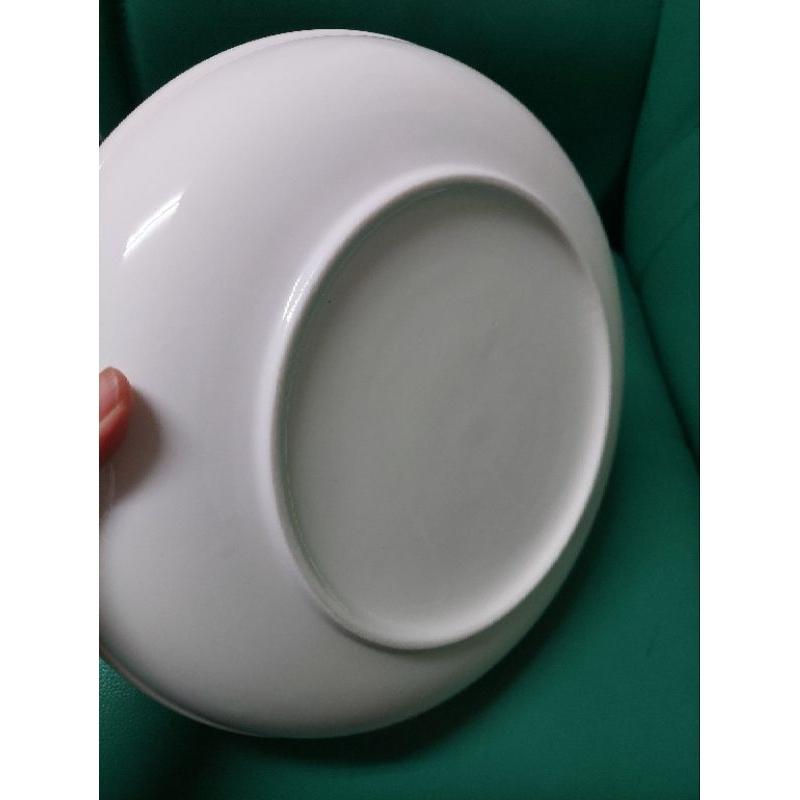 12吋極簡白色陶瓷深盤超大盤子30公分深圓盤羹盤大菜盤深盤圓盤北歐簡約餐盤台灣現貨-細節圖2