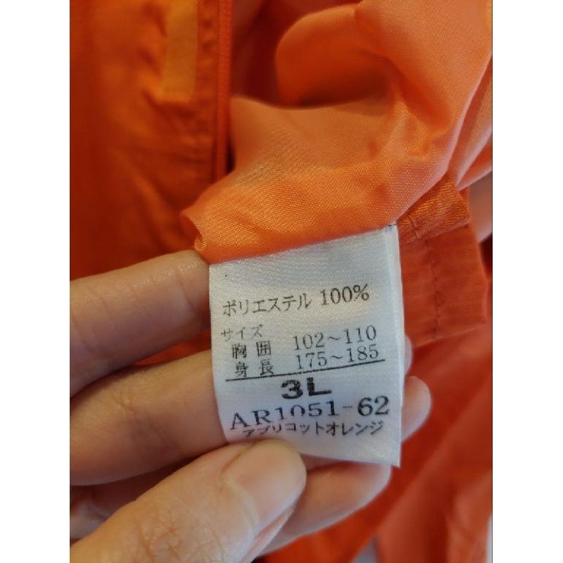 日本OYAIDE.COM 電氣橘色風衣外套3L-細節圖3