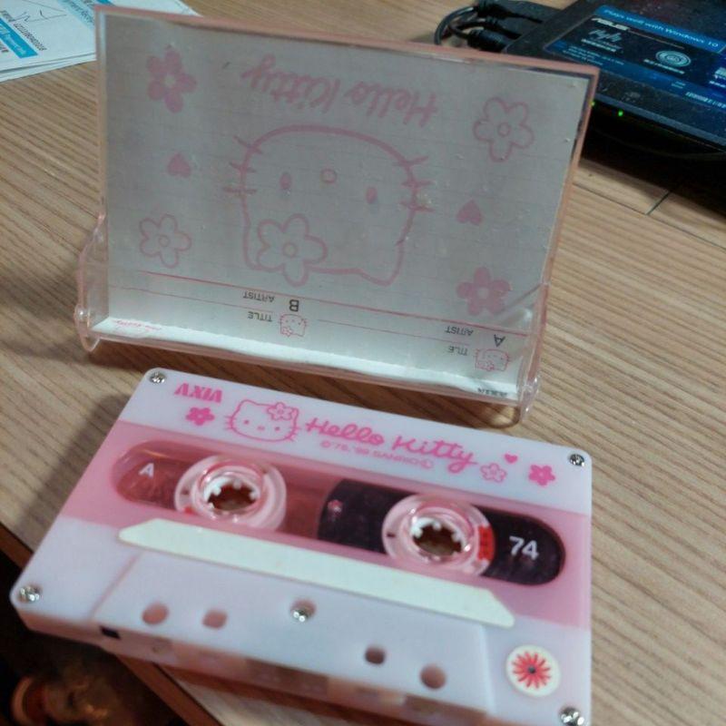 正版Axia Sanrio hello kitty 空白錄音帶古董-細節圖3