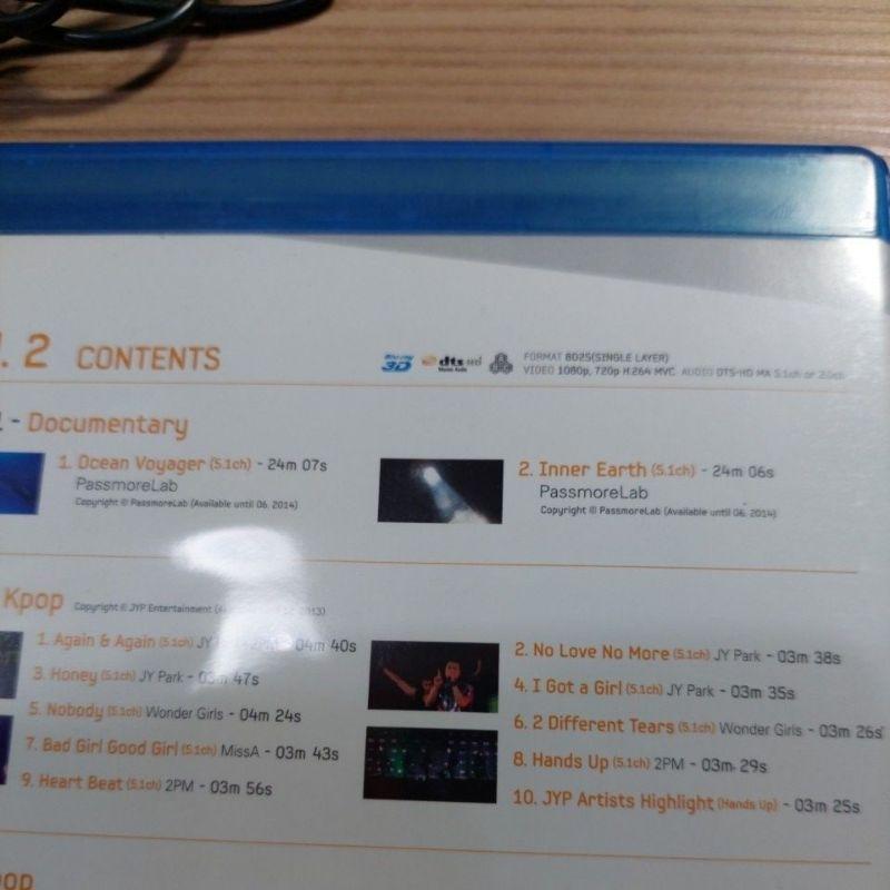 Samsung TV 3D Blu-ray disc Vol.2 三星3D 藍光dvd 演唱會音樂會韓流行歌展示片三片入-細節圖2