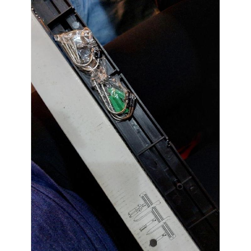 現貨60公分有6掛勾 304釘牆式不銹鋼磁石刀架廚房掛式創意磁性磁力刀架刀座吸鐵石菜刀具架(台灣出貨)-細節圖3