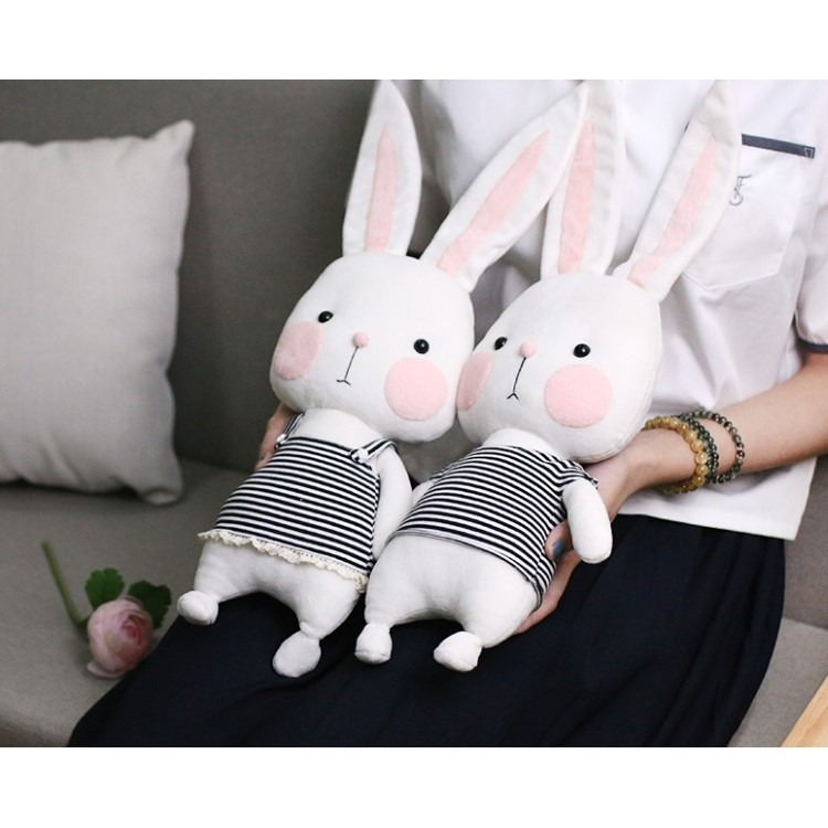 兔兔布偶 diy 兔玩偶 手工 交換禮物 娃娃-Fun手作-細節圖7