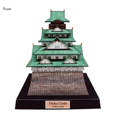 紙模型建築 紙模型 日本 大阪城  材料包3D-Fun手作-細節圖3