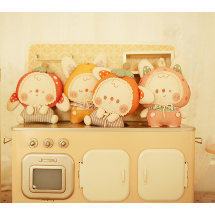 手工布藝玩偶 手縫的 填充 毛絨玩具 水洗不退色-Fun手作-細節圖5