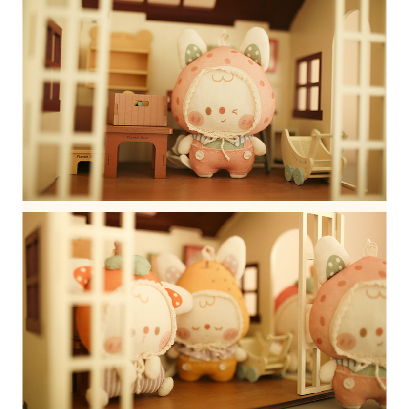 手工布藝玩偶 手縫的 填充 毛絨玩具 水洗不退色-Fun手作-細節圖7