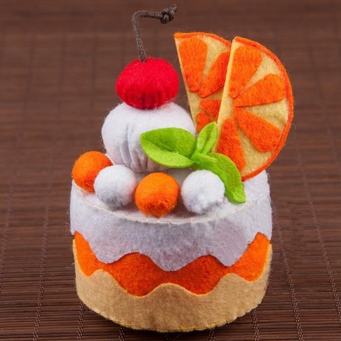 不織布 扮家家酒 安全玩具 DIY甜美蛋糕   材料包 手作裝飾 —-Fun手作-細節圖4