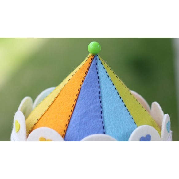 Diy材料 手作  八音盒音樂鈴  會旋轉小象  卡通不織布–Fun手作-細節圖5