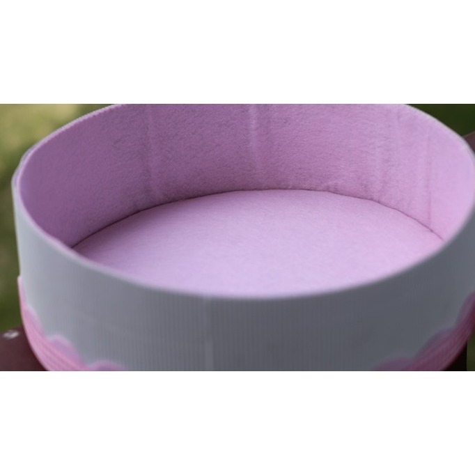 手工藝 布藝 材料包 圓形生日蛋糕不織布 收納盒-Fun手作-細節圖4