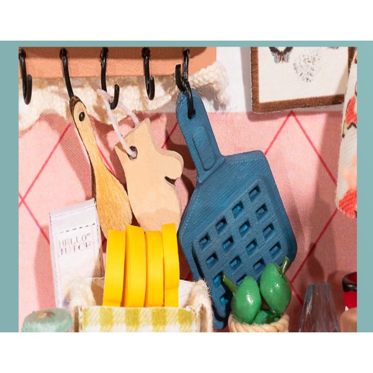 微縮模型  廚房  袖珍屋  模型 防塵罩 -Fun手作-細節圖3