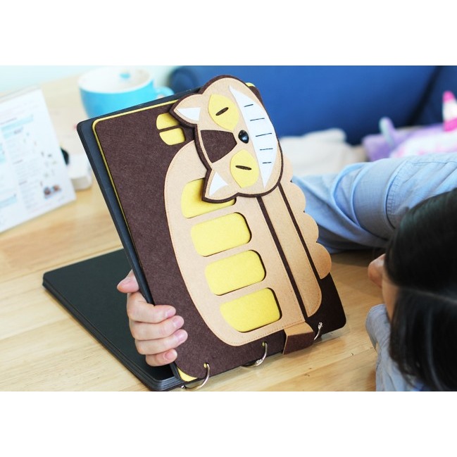 筆記本 手紀本  紀念冊 龍貓公車 筆記 —Fun手作-細節圖3