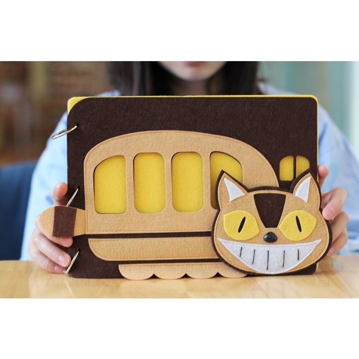 筆記本 手紀本  紀念冊 龍貓公車 筆記 —Fun手作-細節圖4