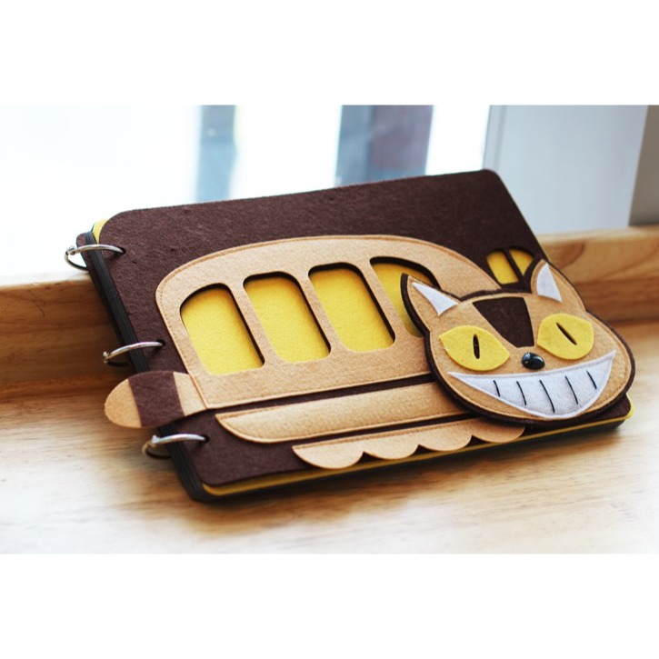 筆記本 手紀本  紀念冊 龍貓公車 筆記 —Fun手作-細節圖6