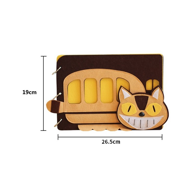 筆記本 手紀本  紀念冊 龍貓公車 筆記 —Fun手作-細節圖8