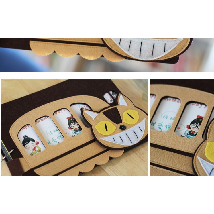 筆記本 手紀本  紀念冊 龍貓公車 筆記 —Fun手作-細節圖9