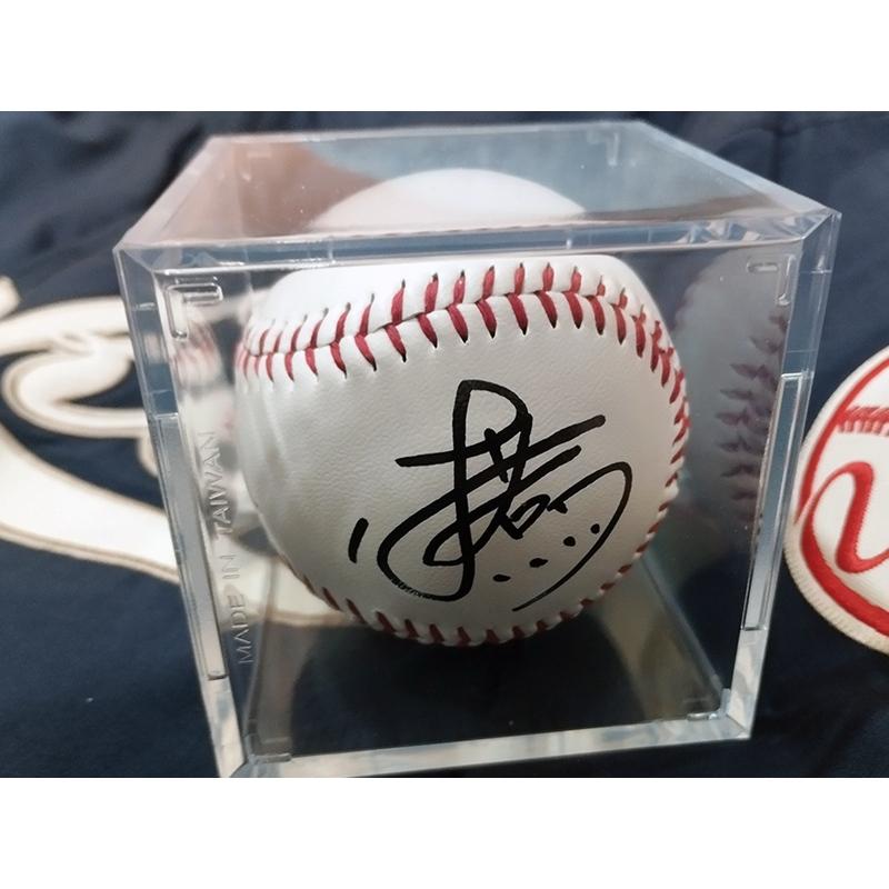 【小群收藏家】🔥徐若熙簽名球-味全龍隊徽(附球盒)-真龍王-細節圖3