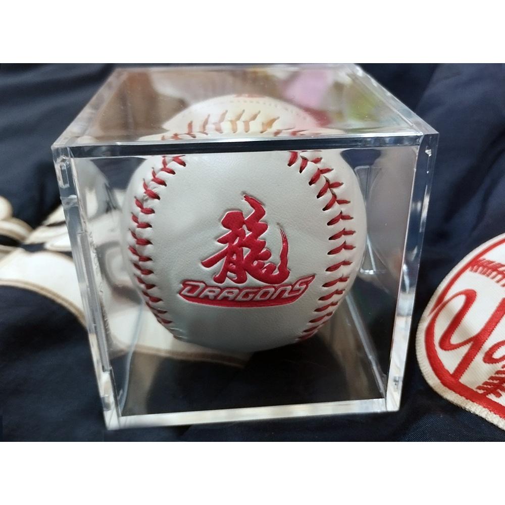 【小群收藏家】🔥吉力吉撈簽名球 (含球盒)-味全龍球隊簽名球-中華職棒-親筆簽名球-細節圖2