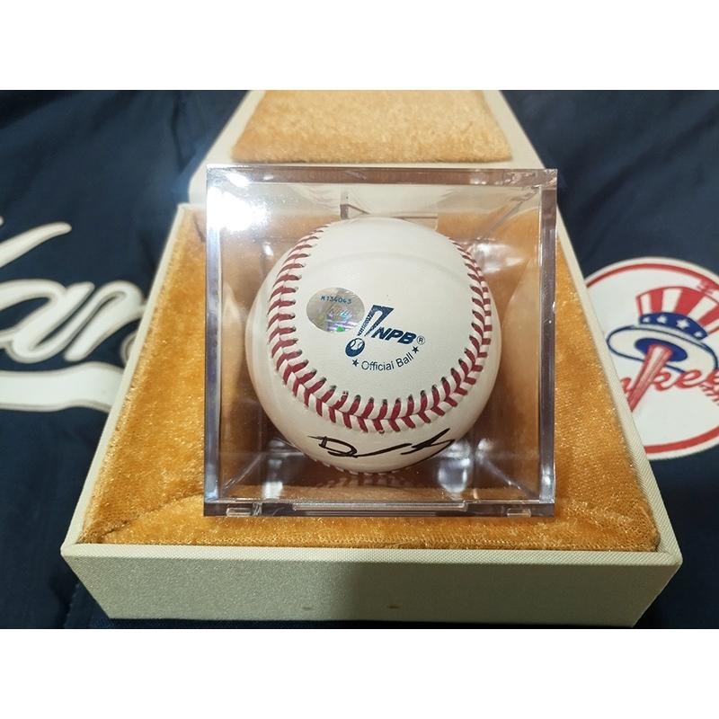 【小群收藏家】🔥達比修簽名球-大聯盟簽法-稀有NPB日職官方比賽用球-親簽字跡漂亮-非大谷翔平-木一朗-細節圖2