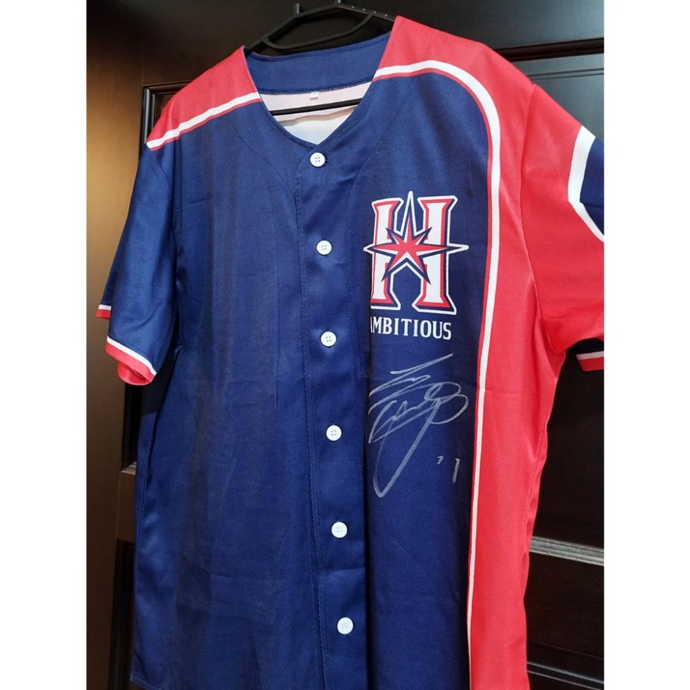 【小群收藏家】🔥大谷翔平簽名球衣-已絕版-日職火腿隊-日本黑武士-漂亮親簽-細節圖6