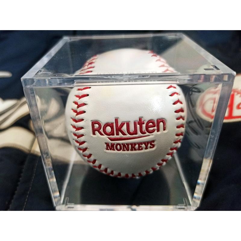 【小群收藏家】🔥朱育賢簽名球(含球盒) - 親簽字跡漂亮-細節圖3