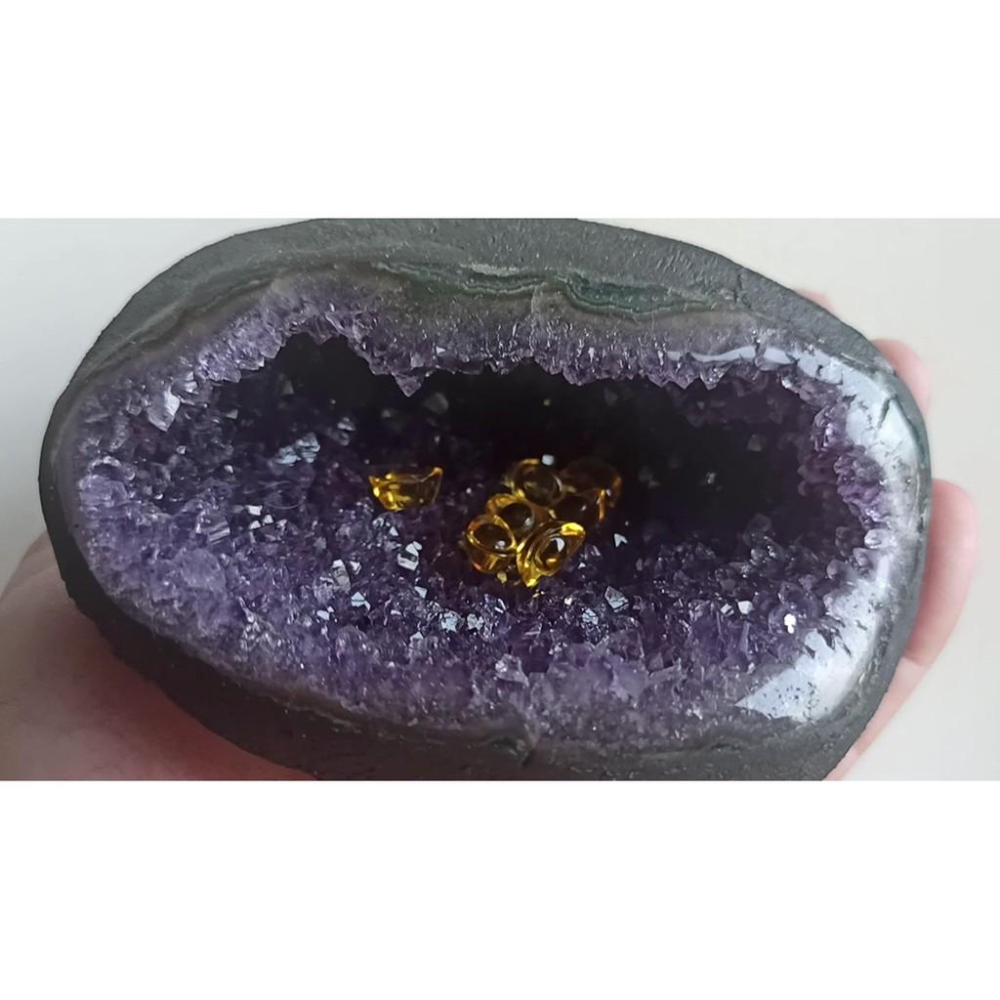 【小群收藏家】🔥 紫水晶 - 晶洞 - 紫水晶洞 - 高檔100%天然原色烏拉圭-細節圖2