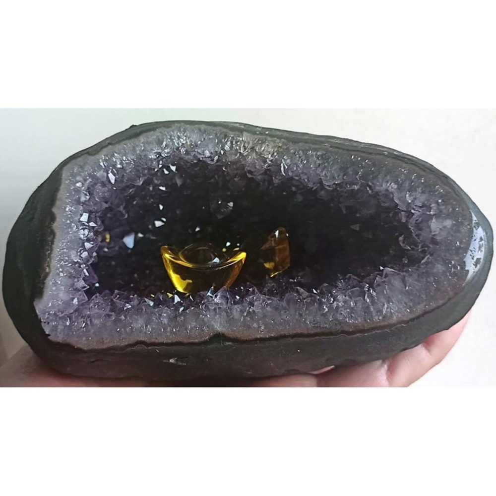 【小群收藏家】🔥 紫水晶 - 晶洞 - 紫水晶洞 - 高檔100%天然原色烏拉圭-細節圖3