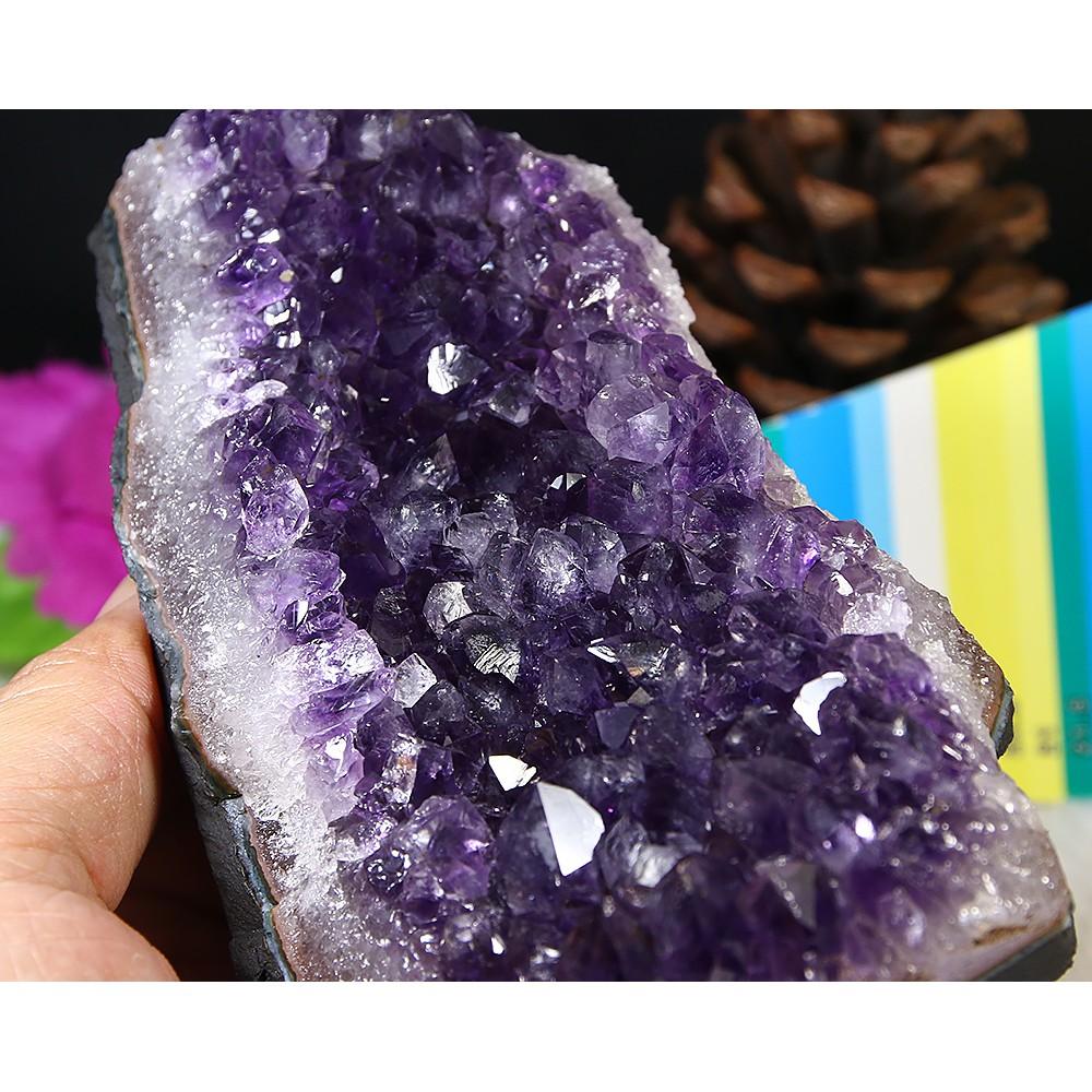 【小群收藏家】🔥 紫水晶 - 晶洞 - 紫水晶洞 - 高檔100%天然原色烏拉圭-細節圖4