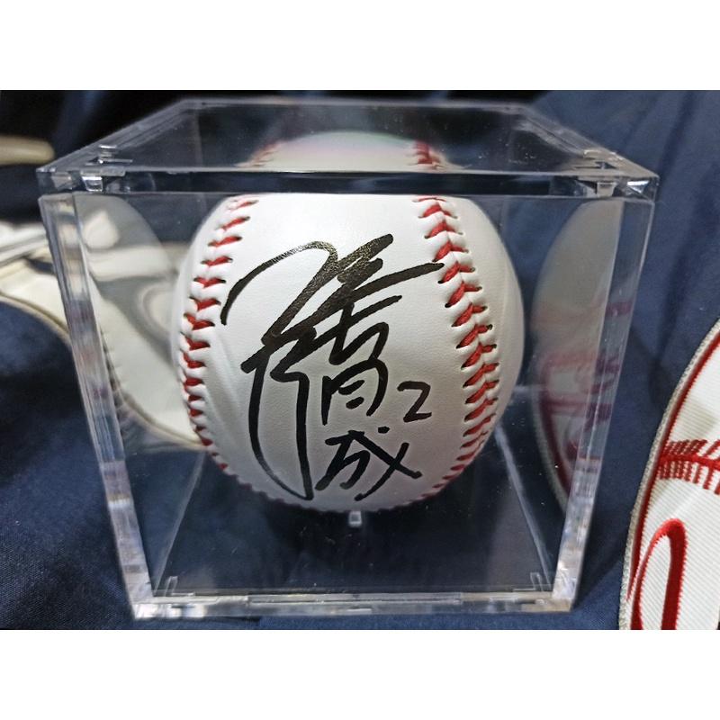【小群收藏家】🔥張育成-永遠忠誠-簽名球(含球盒)-MLB最多全壘台灣打者-大谷翔平、江坤宇、陳金鋒、林襄-細節圖2