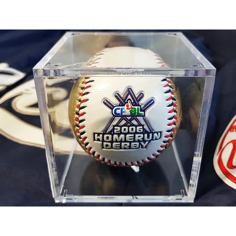 【小群收藏家】🔥彭政閔簽名球-極稀有親簽（含球盒）2006明星賽全壘打大賽引退絕版簽名紀念棒球-非林智勝-細節圖2