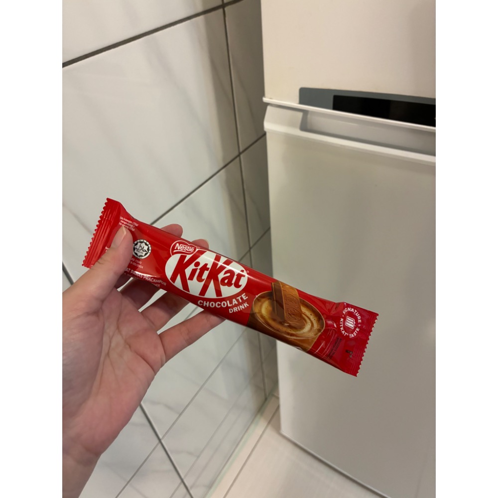 ［分售］好市多 kitkat 經典威化風味可可粉 10入/袋 喝得到的kitkat-細節圖3