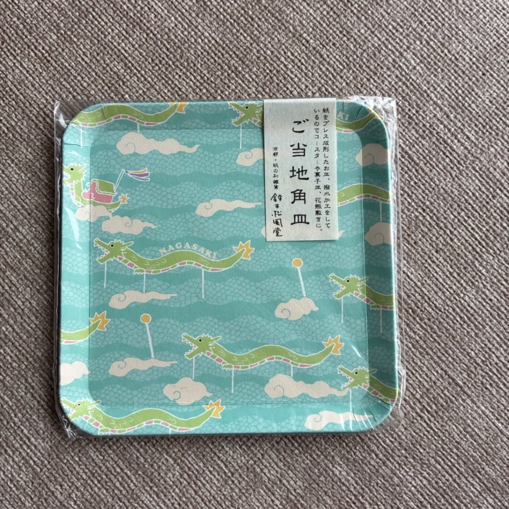 鈴木松風堂 ［特別款］ 京都系列 當地系列  京都和紙工藝 角皿 紙製-規格圖11