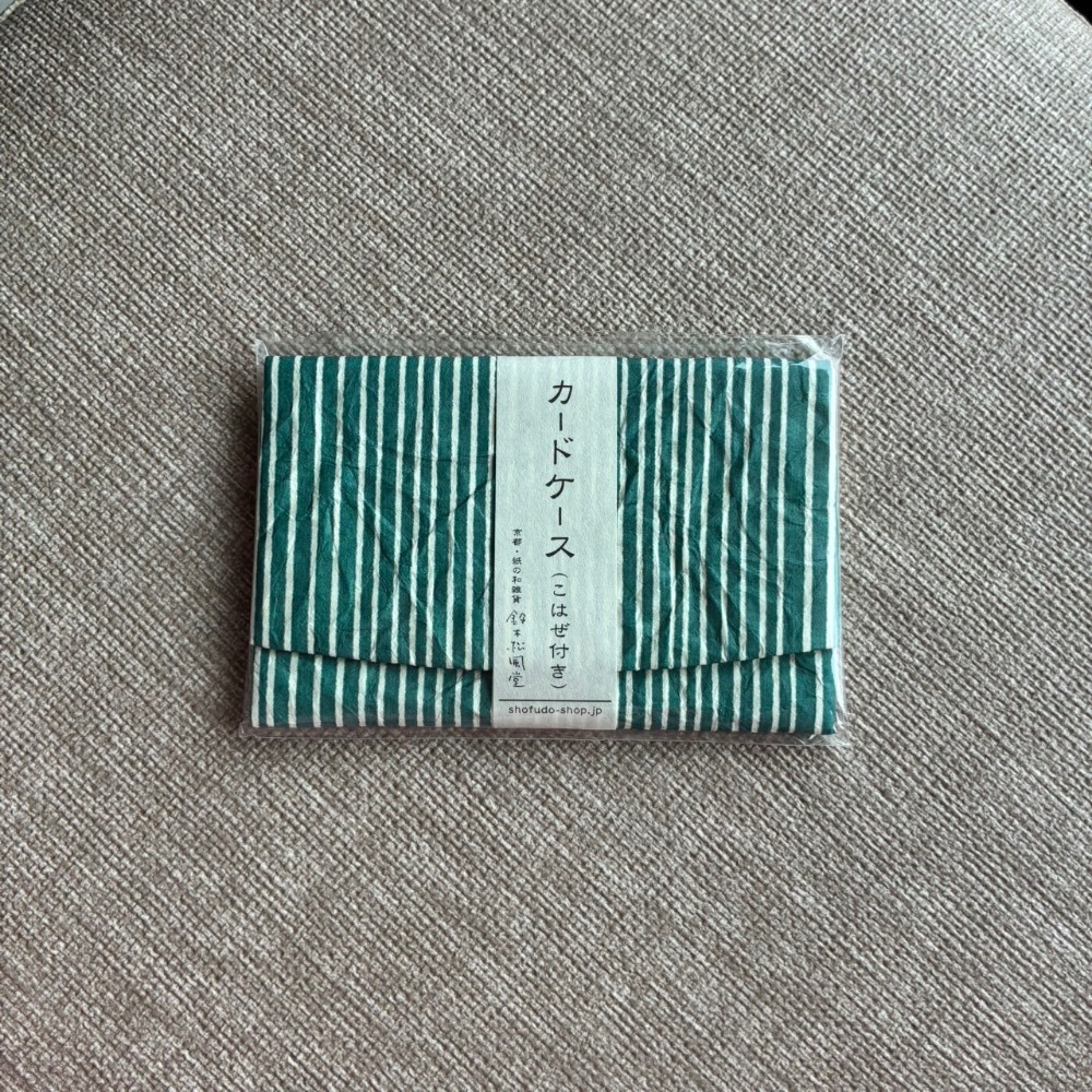 鈴木松風堂 ［名片收納夾］和風小鉤扣 京都和紙工藝品  紙製-規格圖5