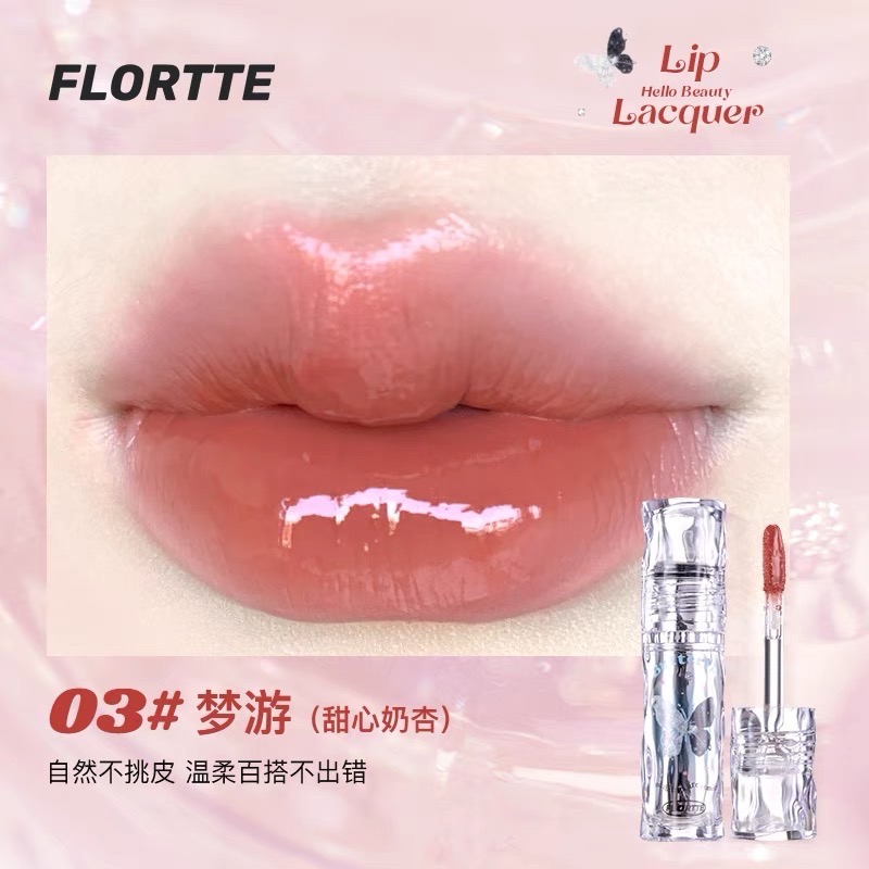 花洛莉亞FLORTTE 好美莉亞純漆 鏡面水光唇釉 不沾杯唇彩-細節圖7