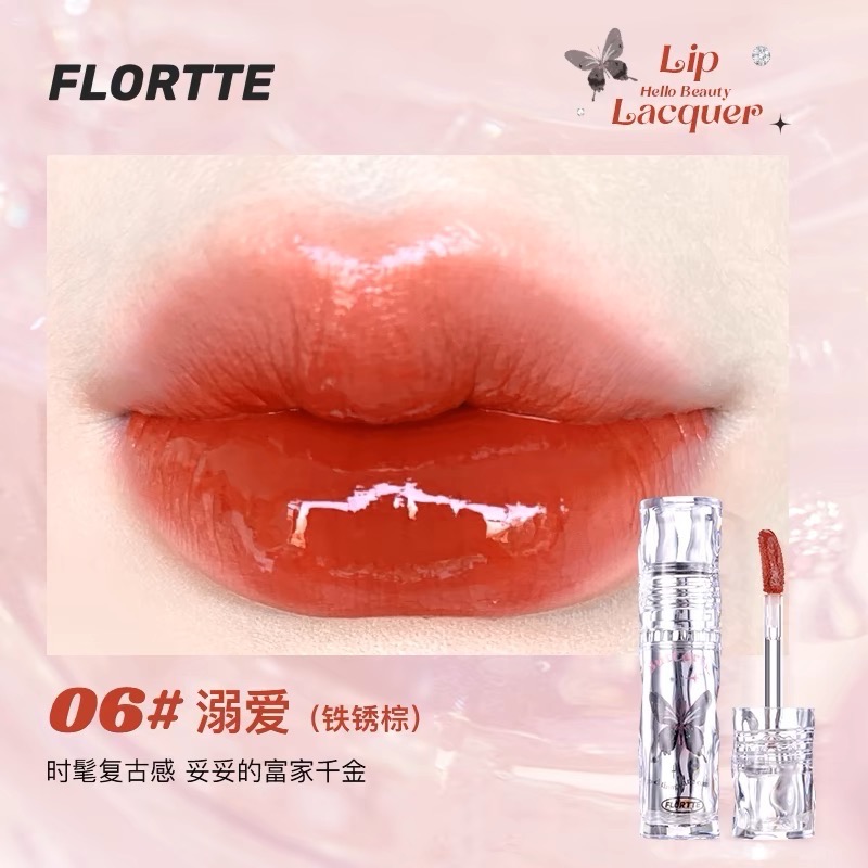 花洛莉亞FLORTTE 好美莉亞純漆 鏡面水光唇釉 不沾杯唇彩-細節圖10