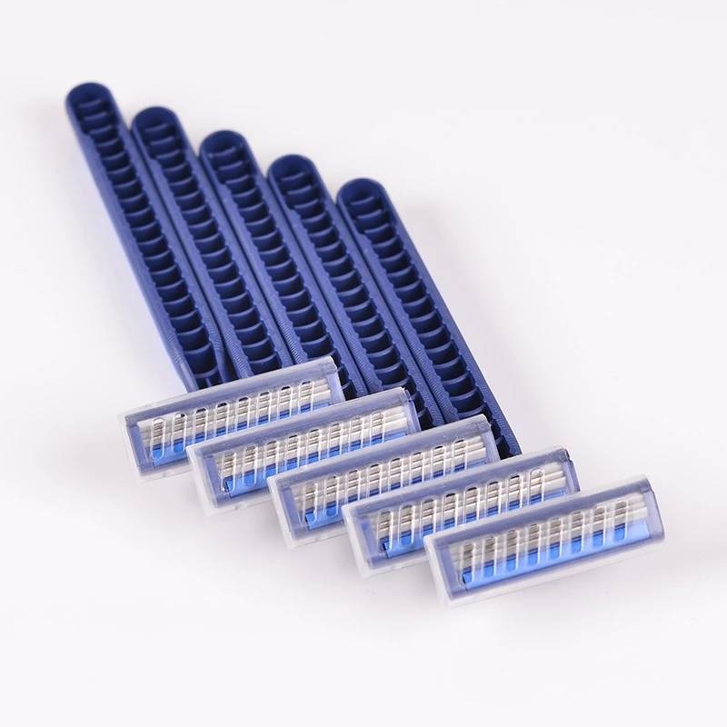 雙層廣角輕便 刮鬍刀 5入/包 輕便刀 除毛刀 簡易便攜設計 碳鋼鋒利刀片 輕鬆刮除毛髮鬍鬚-細節圖3