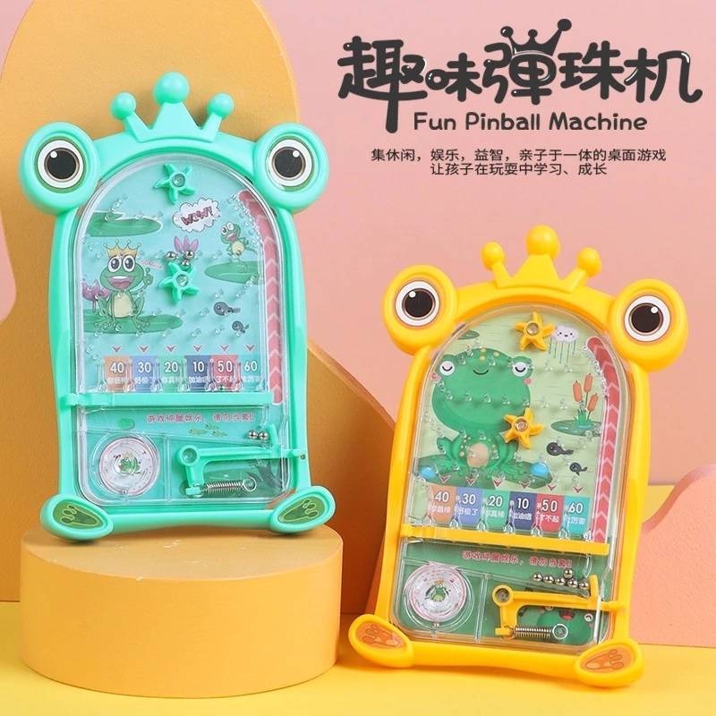 青蛙彈珠台彈珠檯益智玩具 生日禮物 親子 抖音 小紅書 台灣現貨 視覺訓練 幼兒玩具 手指訓練 卡通 可愛 頭腦靈活-細節圖4