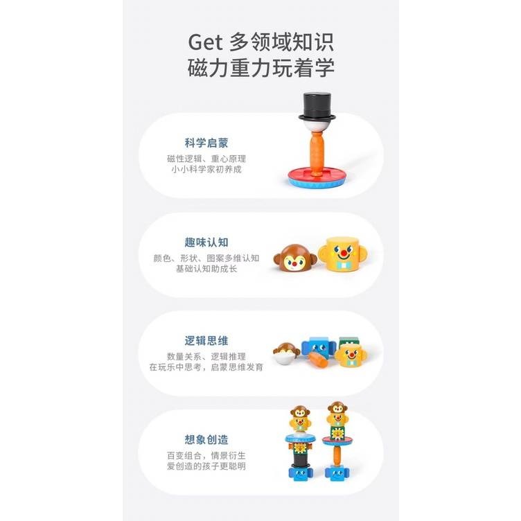 新品 匯樂 HOLA 馬戲團 疊疊樂 圖案多維認知，基礎認知助成長-細節圖2