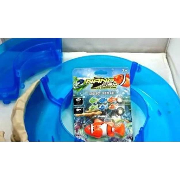 新款新奇戲水洗澡玩具 軌道魚缸洗澡玩水組 拼裝軌道 仿真造景 寶寶兒童洗澡玩具-細節圖3