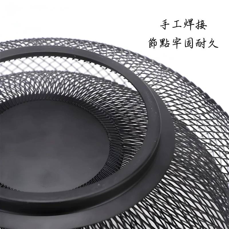 雙層簍空水果籃 歐風鐵線編織置物零食籃 洗菜藍22/24公分-細節圖5