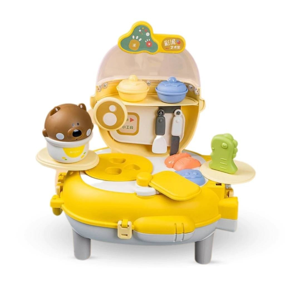 小熊過家家酒背包 二合一五款包包套組 醫護/烹飪/烘焙/美妝/太空之旅/兒童化妝包/廚房玩具背包-細節圖5