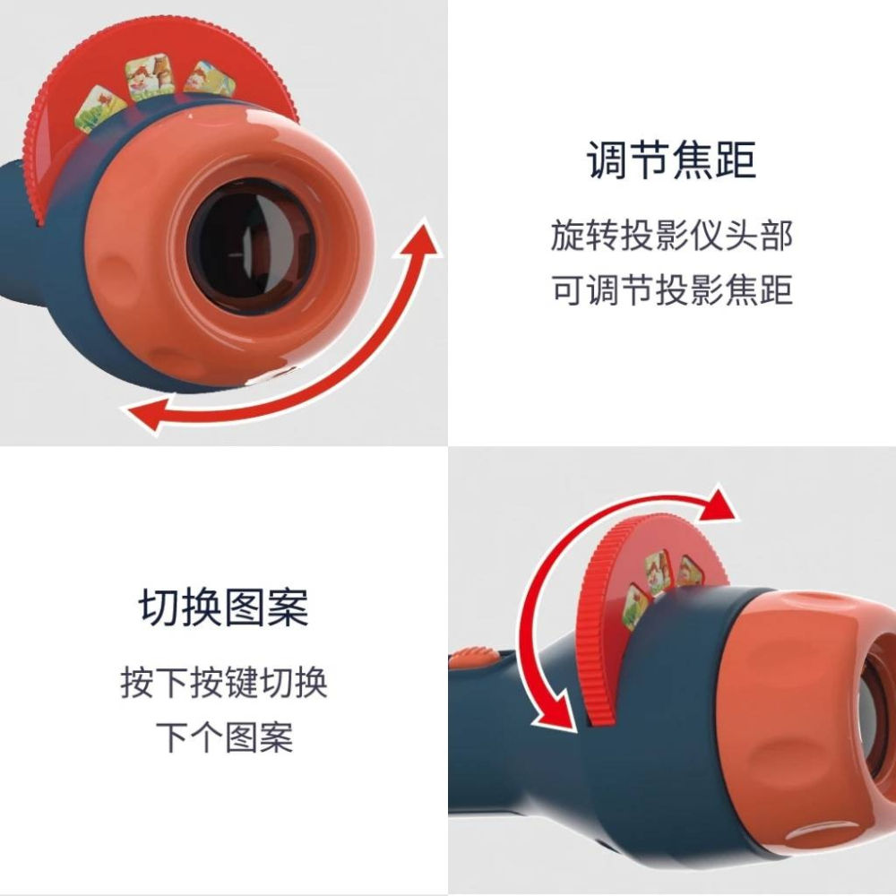 兒童探索玩具 投影圓手電筒 星空版 星空投影燈✵ 考拉日記科教玩具 宇宙探索-細節圖6