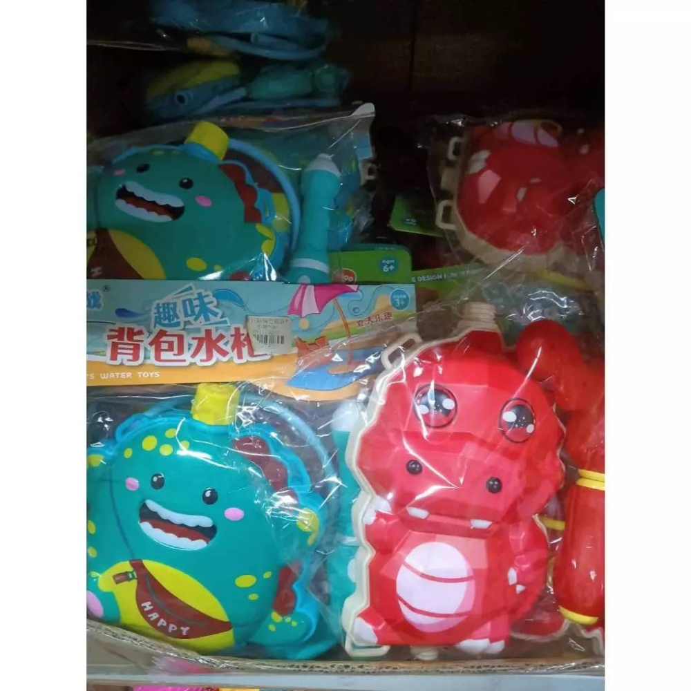 *背包水槍 可愛恐龍 鱷魚 長頸鹿 動物背包水槍 造型背包水槍 長頸鹿背包水槍 露營玩具 兒童水槍 寶寶水槍背包-細節圖3