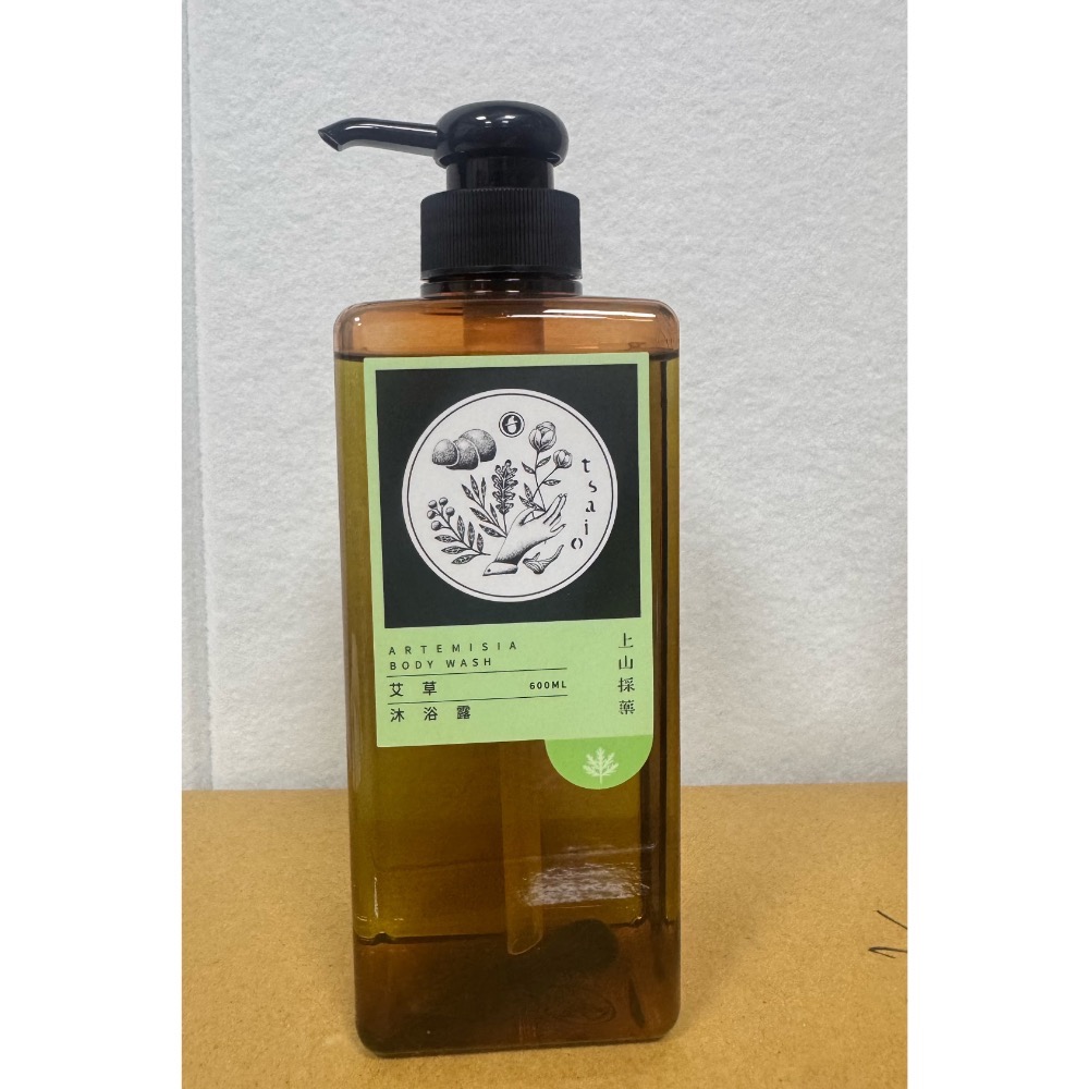 上山採藥艾草洗髮精沐浴精600ml-規格圖1