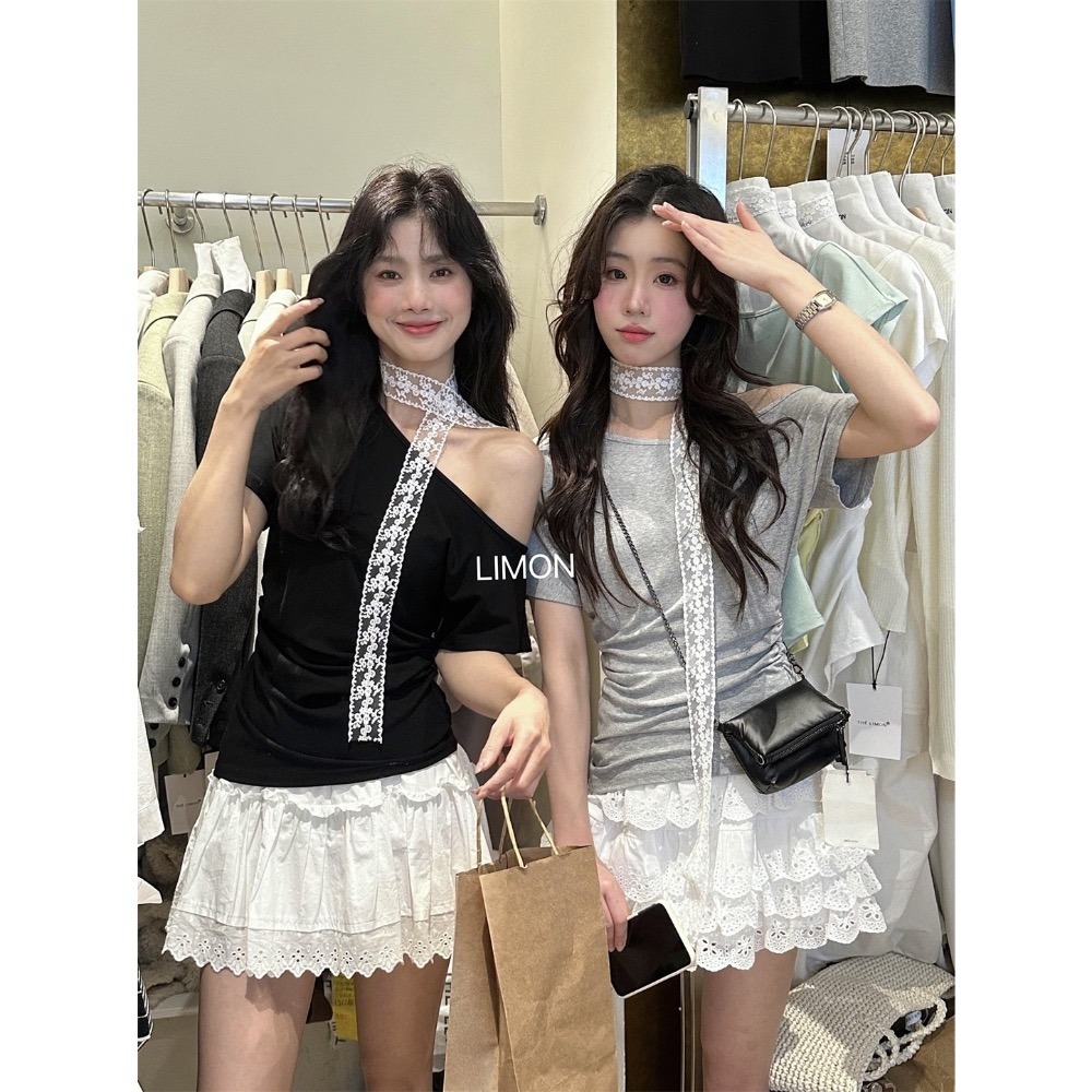 51014斜肩飄帶短踢-細節圖3