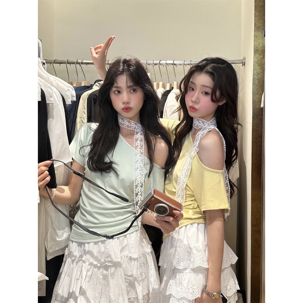 51014斜肩飄帶短踢-細節圖4