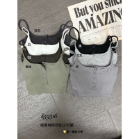 52001細肩排釦小可愛